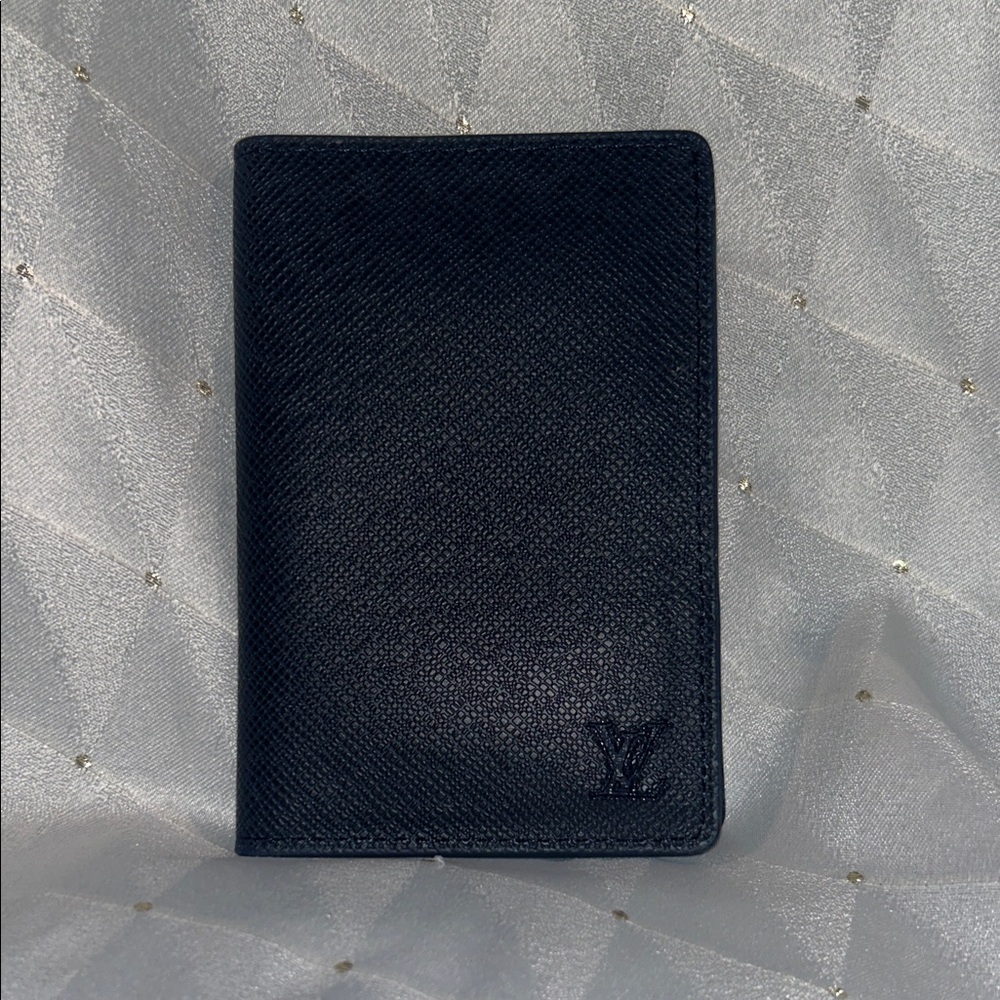 LV Black Passport Cover